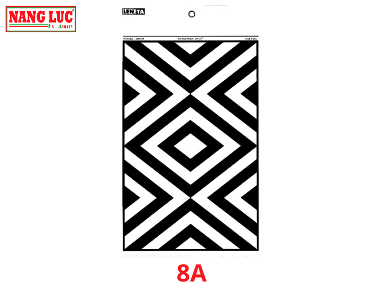 Display Chart - Leneta 8A