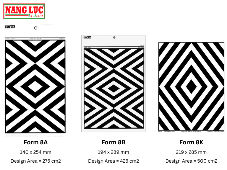 Leneta Display Chart 8B