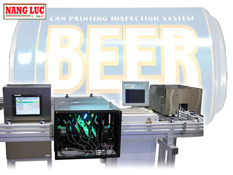 Thiết Bị Kiểm Tra Chất Lượng, Khuyết Tật, Hư Hại Của Bao Bì Lon (Beverage Can Seam Defects Inspection) Kurabo Model Seam Defects Inspection System