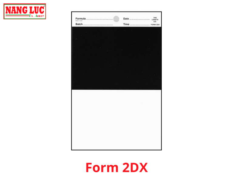 Form 2DX Brushout Card