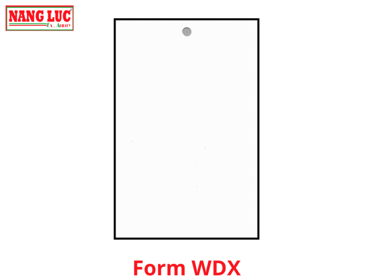 Form WDX Brushout Card