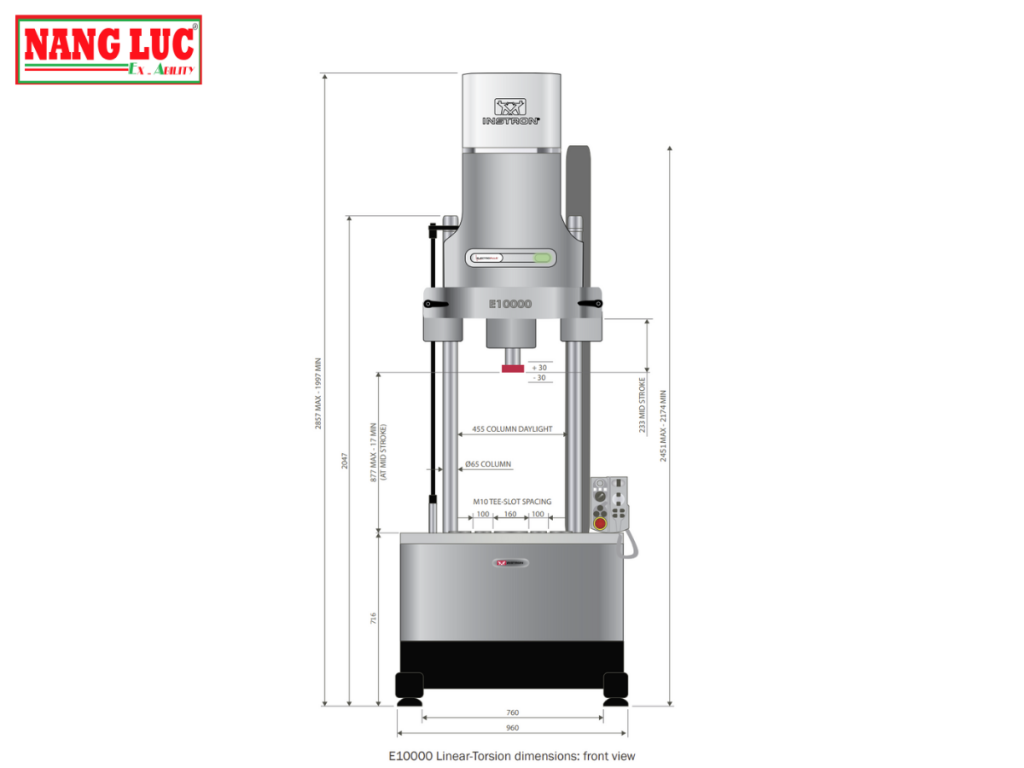 Máy Đo Độ Bền Mỏi Vật Liệu (Dynamic And Fatigue Testing Systems) Instron Model ElectroPuls® E10000