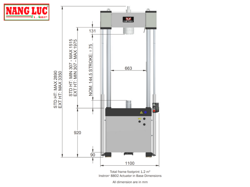 Máy Thử Nghiệm Độ Bền Mỏi Vật Liệu (Servohydraulic Fatigue Testing System) Instron Model 8802