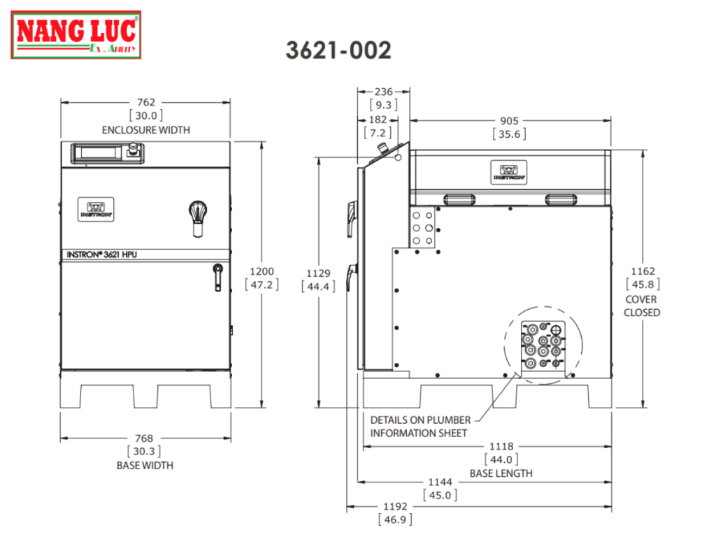 Bộ Nguồn Thủy Lực (Hydraulic Power Unit) Instron Series 3621 002 003 004