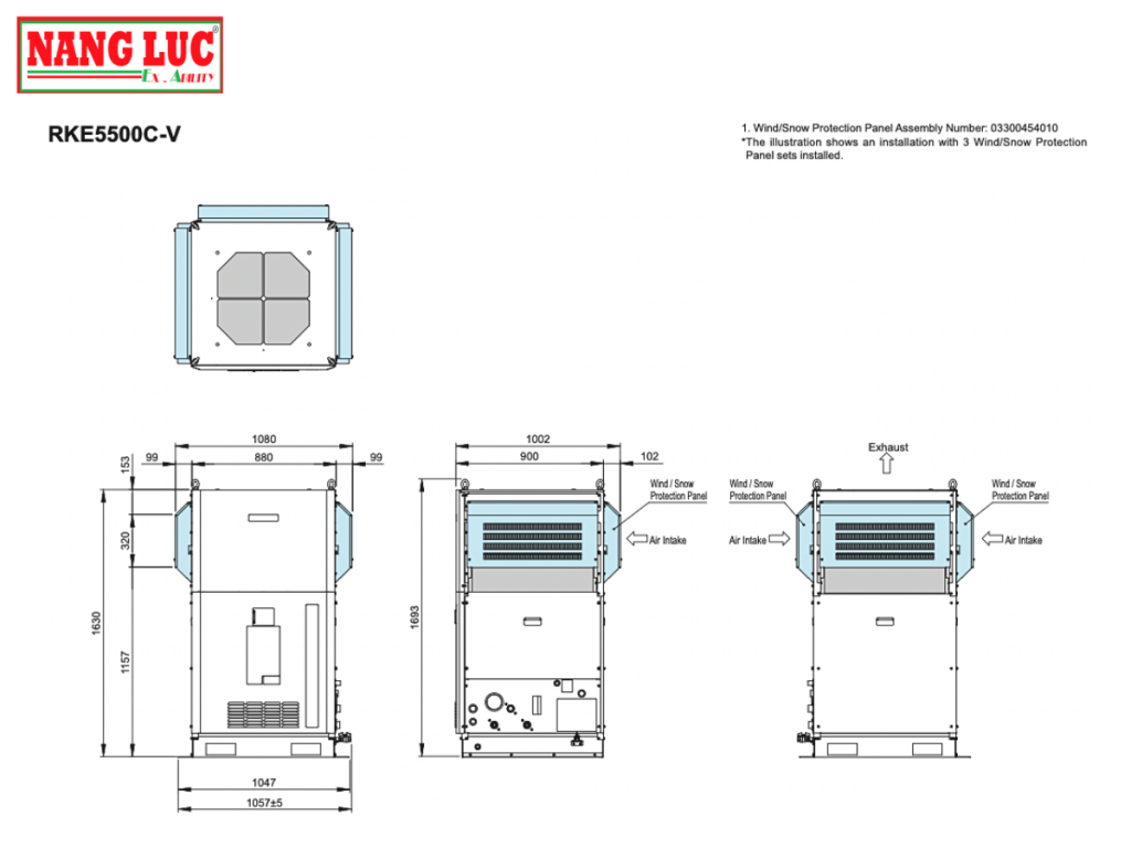 Chiller ORION RKE5500C-V