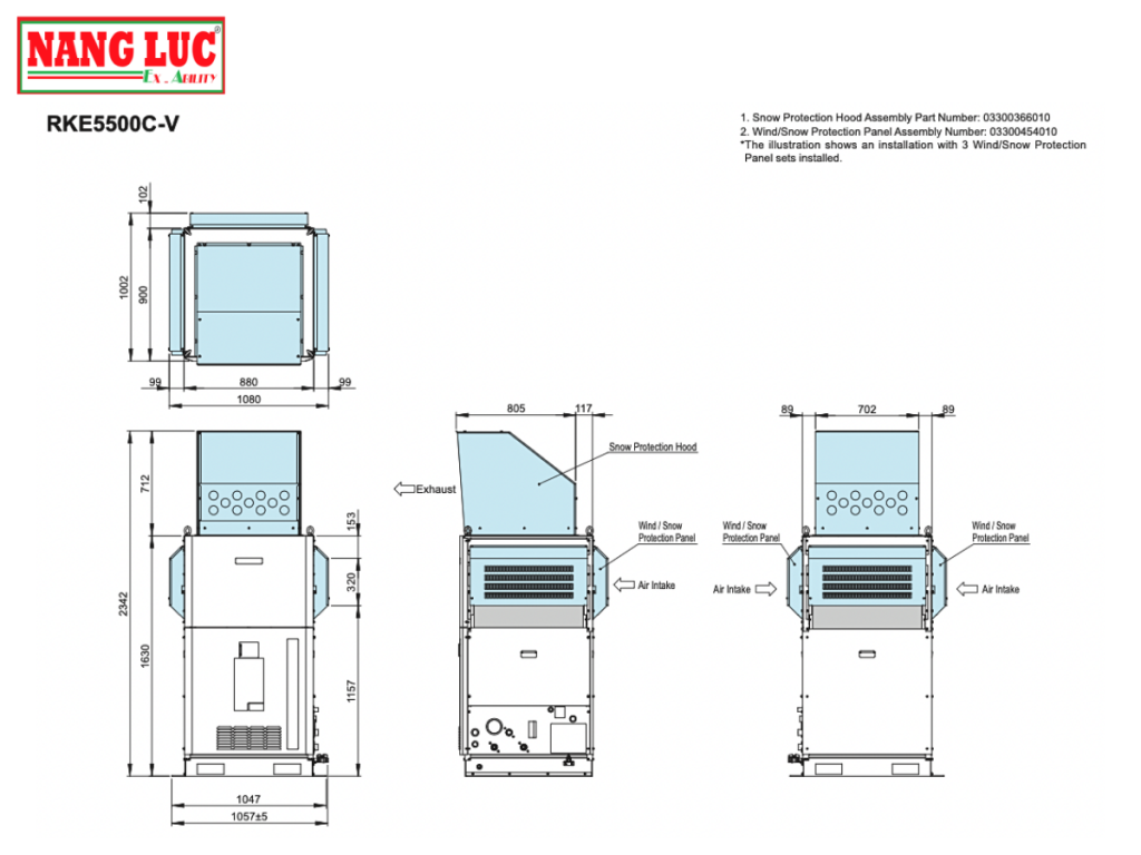 Chiller ORION RKE5500C-V