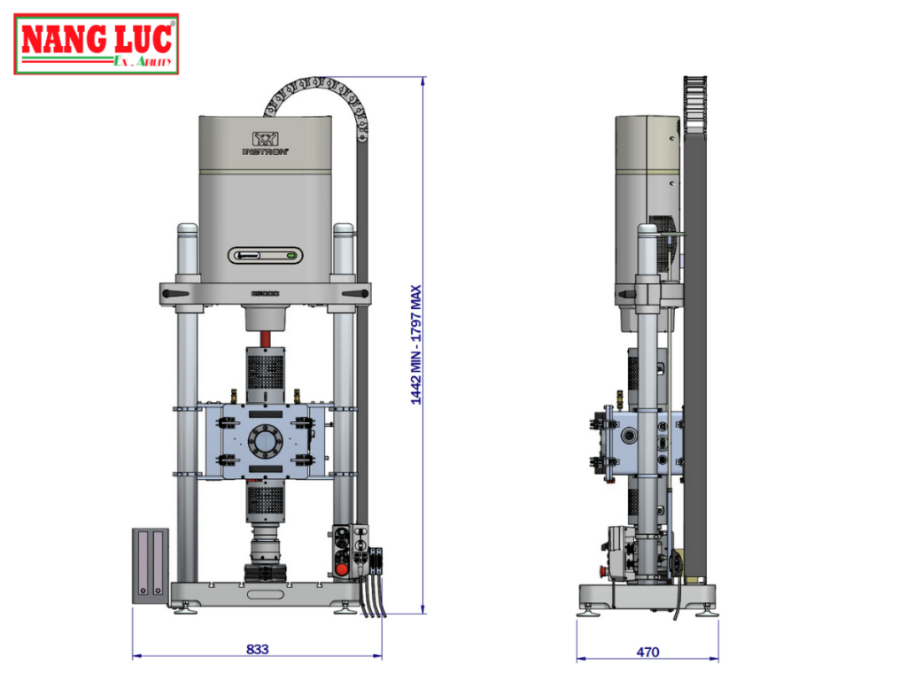 Thiết Bị Kiểm Tra Cơ Nhiệt Điện (Electro-Thermal Mechanical Testing System) Instron Model ETMT