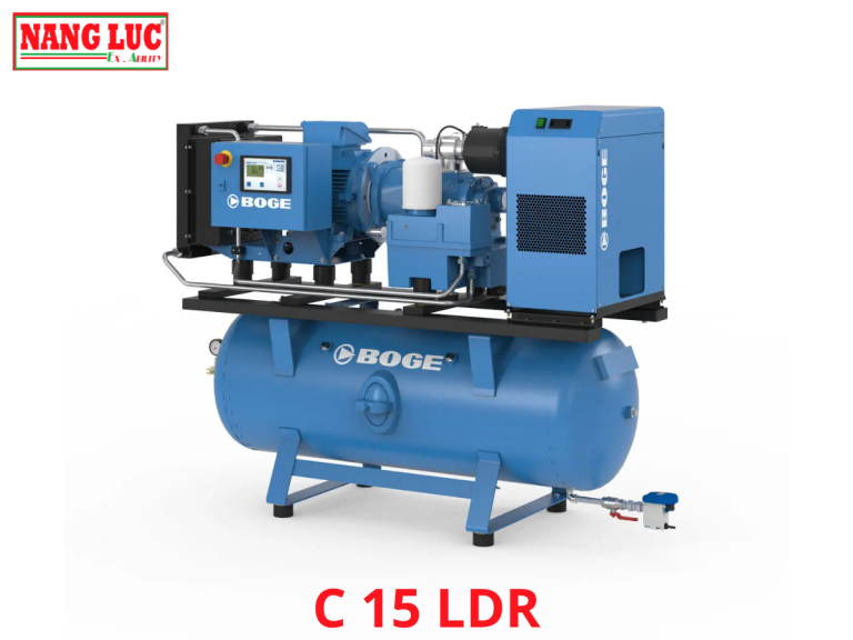 Máy Nén Khí Trục Vít (Screw Compressor) BOGE Model C 15 LDR