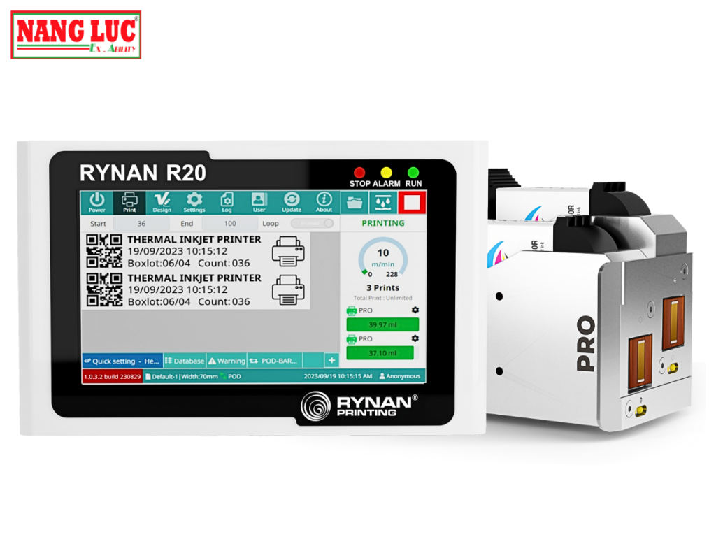 MÁY IN RYAN PRINTING MODEL R20 PRO