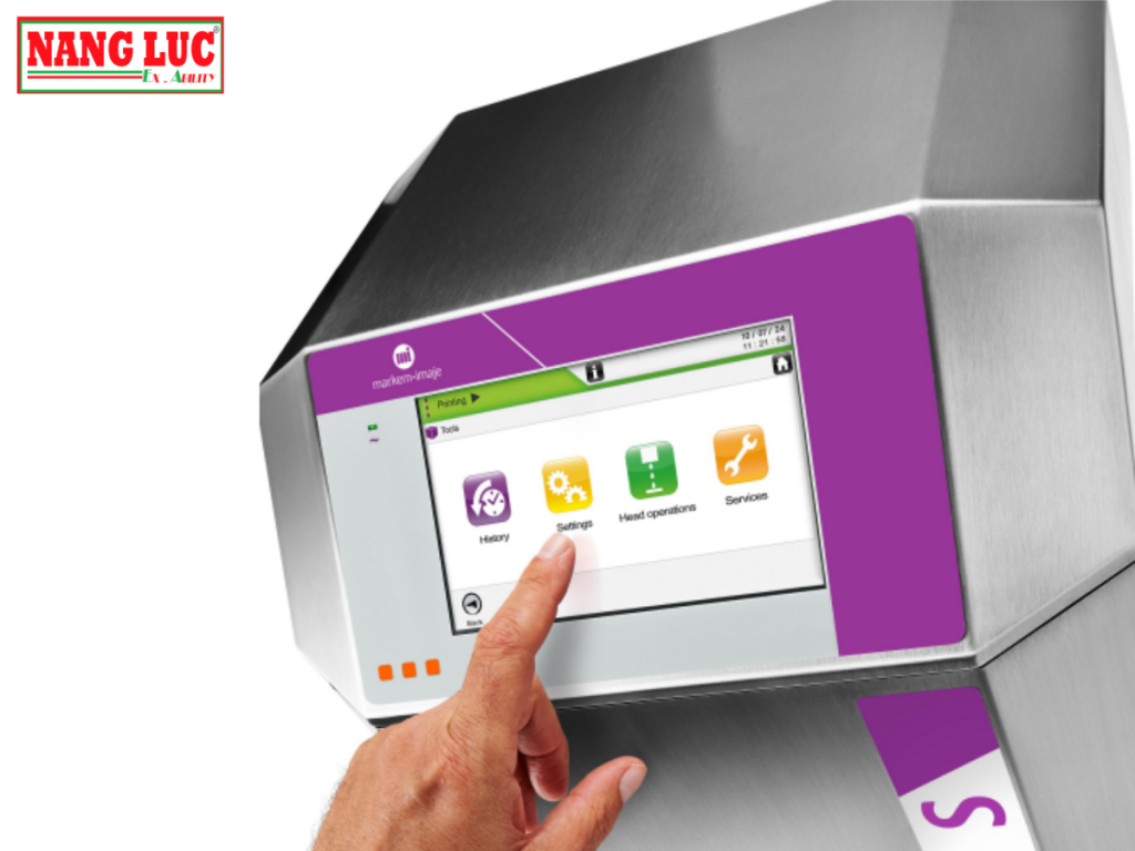 9450S in phun sate liên tục markem imaje