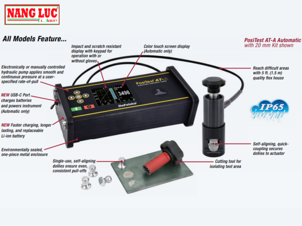 PosiTest ATA test bám dính lớp phủ
