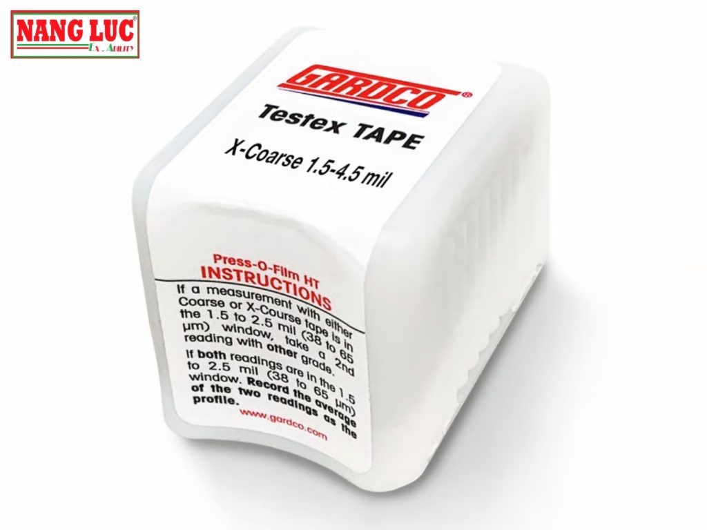 Băng Keo Đo Độ Nhám Bề Mặt GARDCO Model Testex X-Coarse Tape 1.5 - 4.5 Mils 1 Testex X-Coarse Tape 1.5 - 4.5 Mils (1)